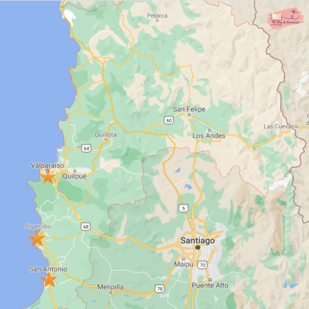 Viajar por la región de Valparaíso Chile