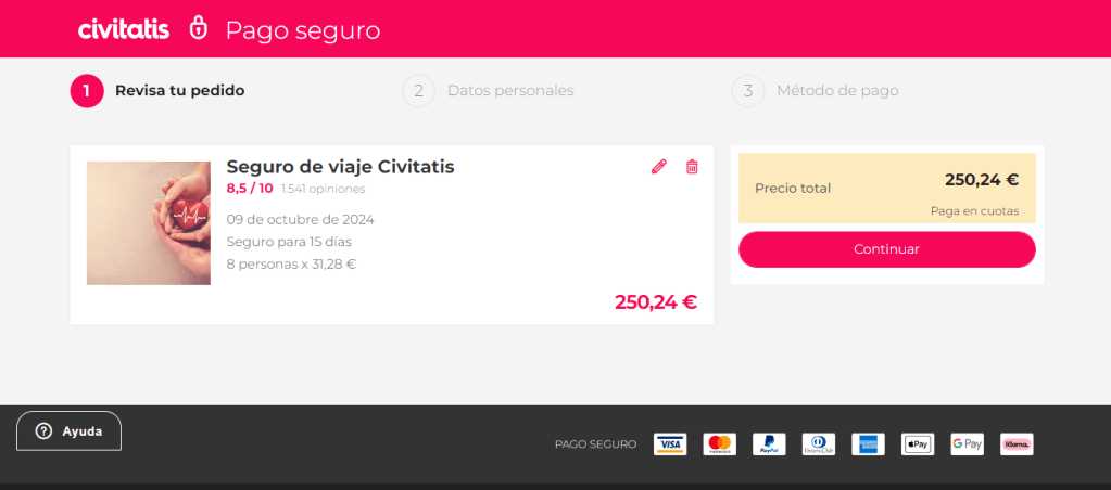 Seguro de viajes Civitatis | Mi Blog de Aventuras | 2024