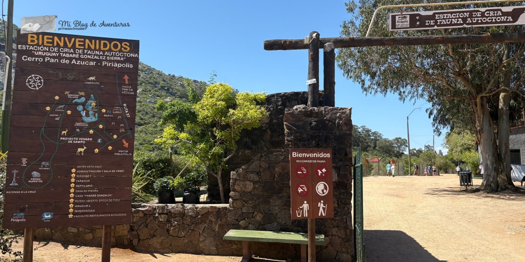 Entrada a la estación de Cría de fauna autóctona Piriapolis | Mi Blog de Aventuras | 2026